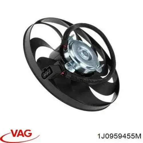 Ventilador de refrigeración completo derecho (motor y hélice) VAG 1J0959455M precio, desde 74,08 EUR