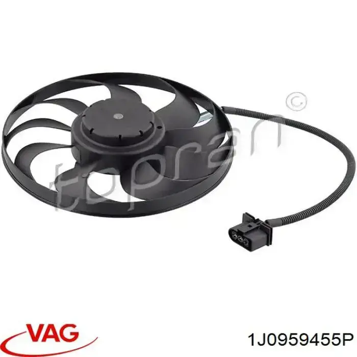 Ventilador de refrigeración del motor VAG 1J0959455P