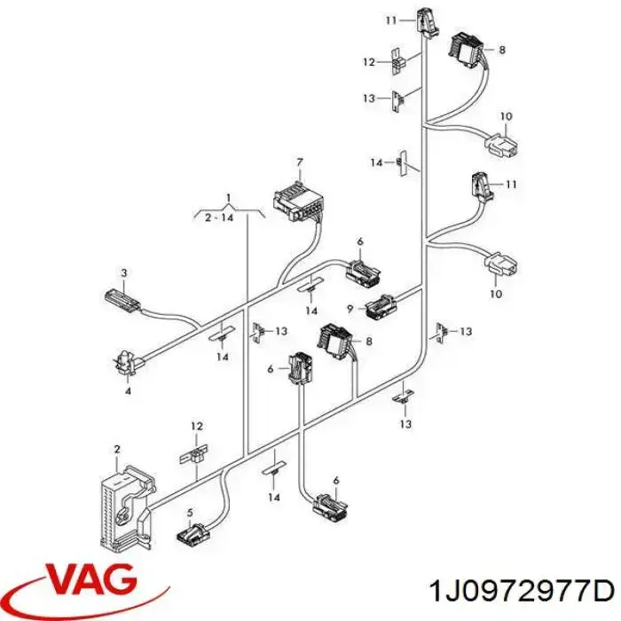 Comprar 1J0972977D VAG 