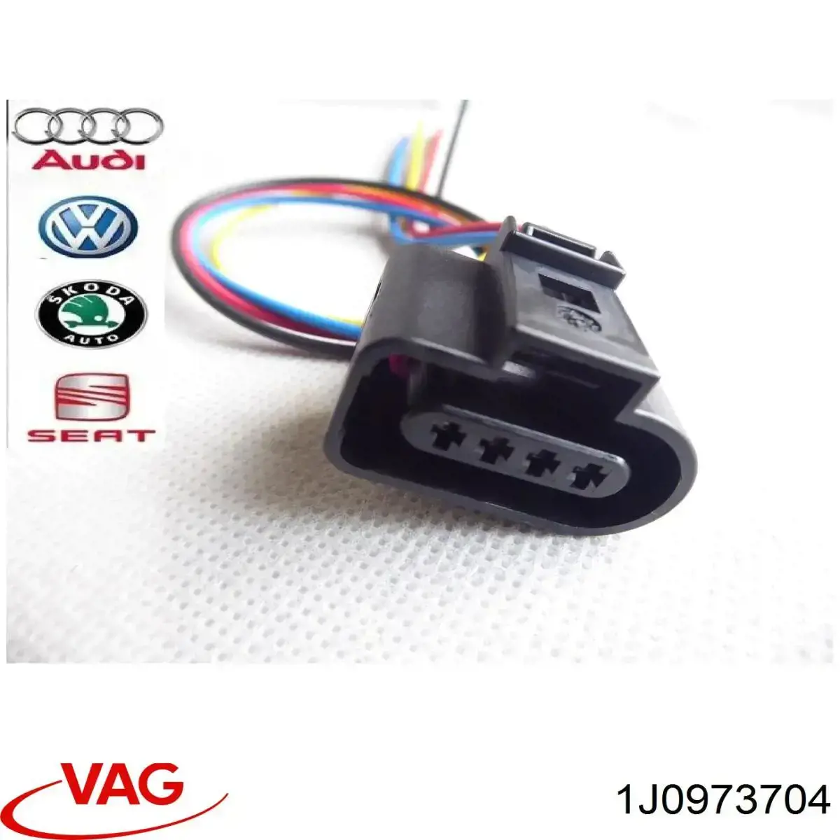 1J0973704 VAG Conector de luz trasera