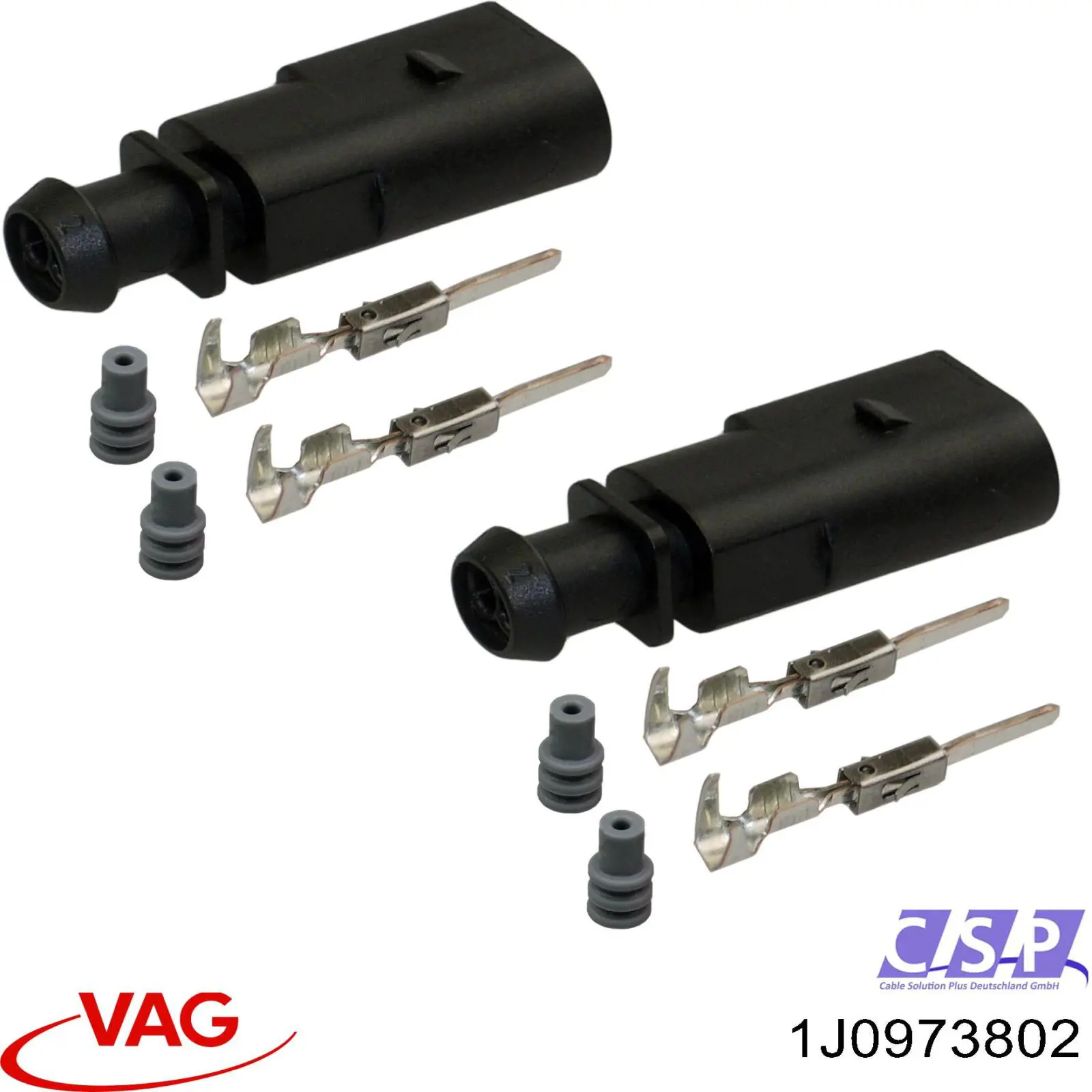 Comprar 1J0973802 VAG Conector del sensor de desgaste de pastillas de freno