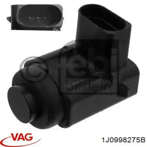 Comprar 1J0998275B VAG Sensor de estacionamiento delantero/trasero central