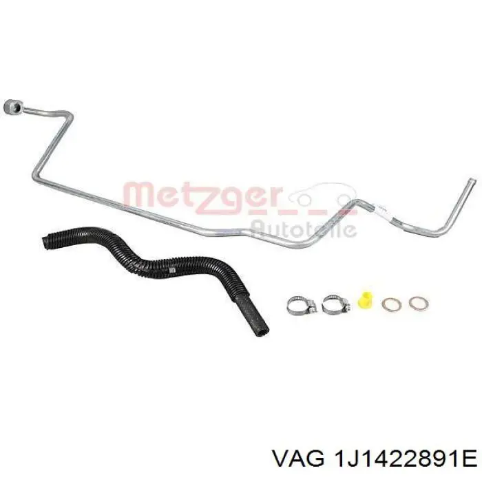Comprar 1J1422891E VAG Manguera de baja presión de dirección asistida, de la cremallera al depósito
