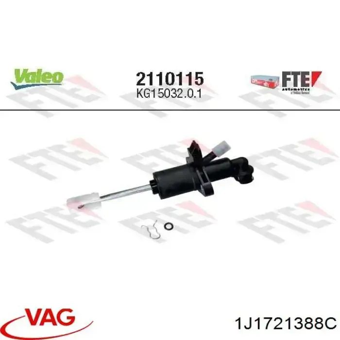 Comprar 1J1721388C VAG Cilindro maestro de embrague