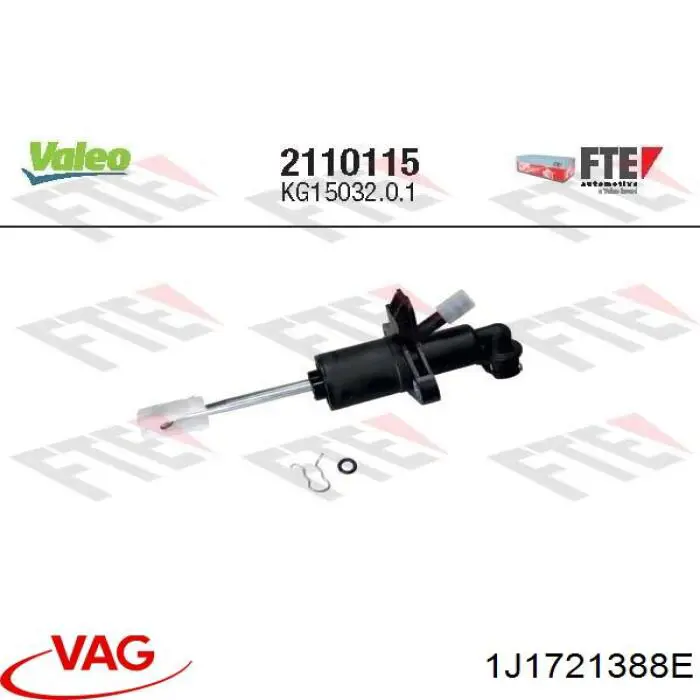 Cilindro de embrague VAG 1J1721388E precio, desde 27,91 EUR