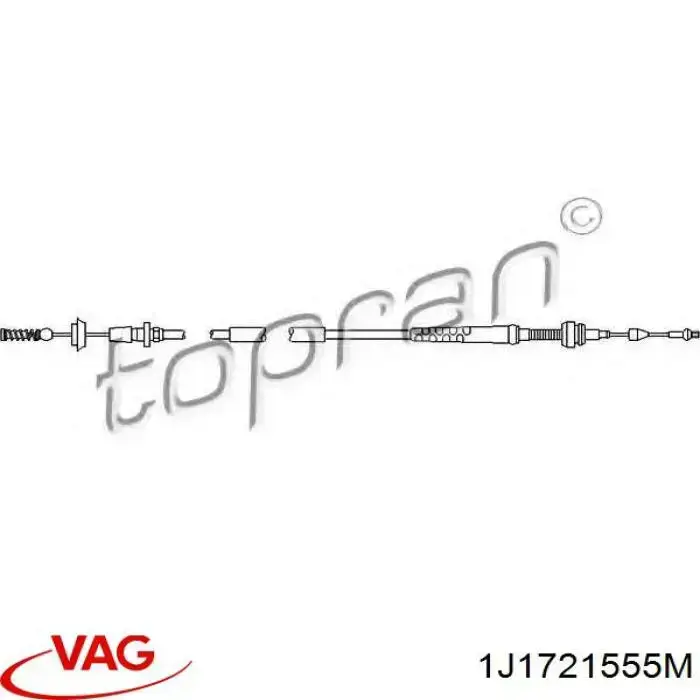 Cable del acelerador VAG 1J1721555M precio, desde 22,29 EUR