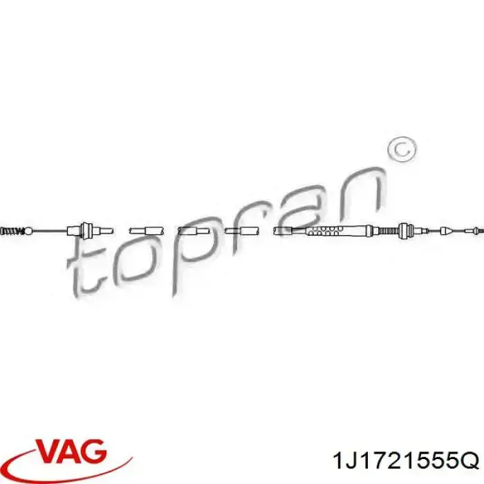 Comprar 1J1721555Q VAG Cable del acelerador