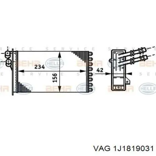 Calefactor VAG 1J1819031