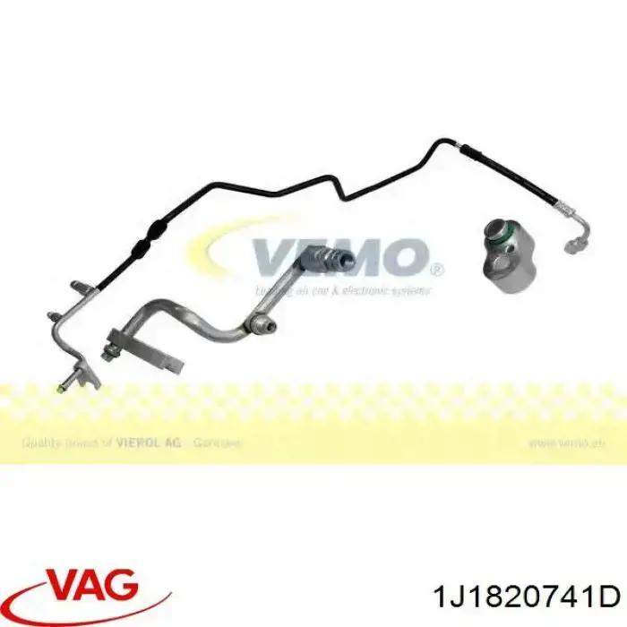 Manguera de aire acondicionado de condensador a evaporador VAG 1J1820741D precio, desde 40,37 EUR