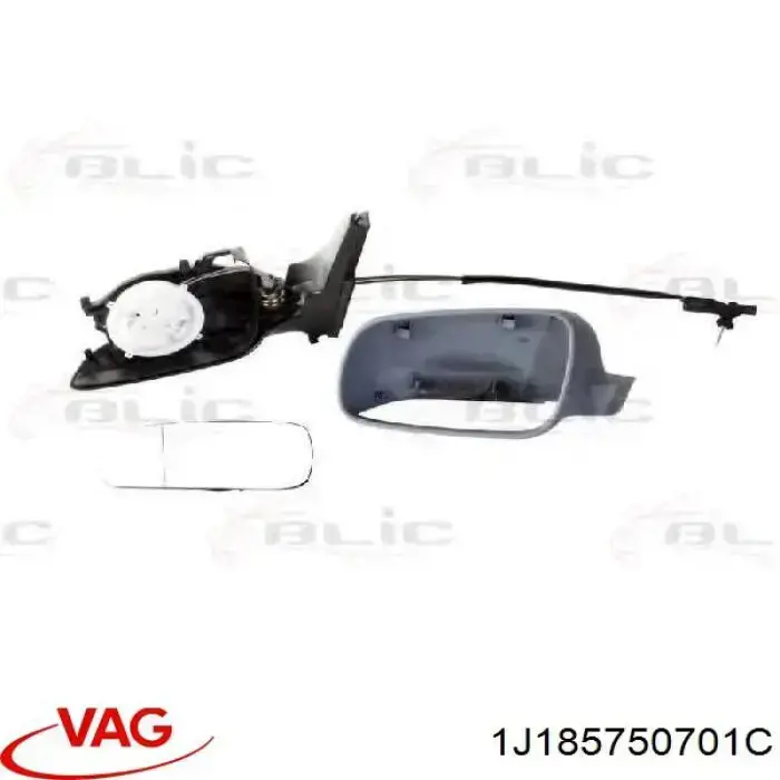 Carcasa interior del espejo retrovisor izquierdo VAG 1J185750701C precio, desde 52,48 EUR