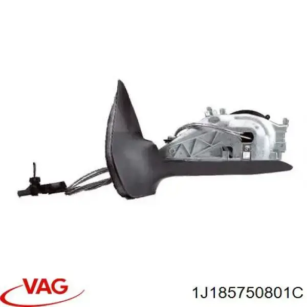 Carcasa interior del espejo retrovisor derecho VAG 1J185750801C precio, desde 55,18 EUR