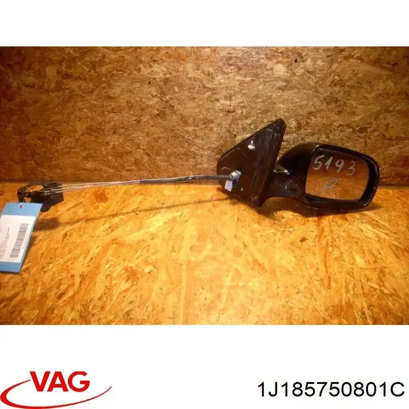 Comprar 1J185750801C VAG Carcasa interior del espejo retrovisor derecho