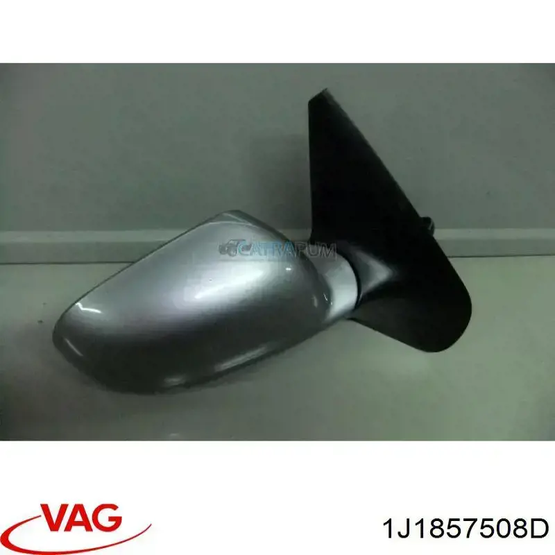 Carcasa interior del espejo retrovisor derecho VAG 1J1857508D