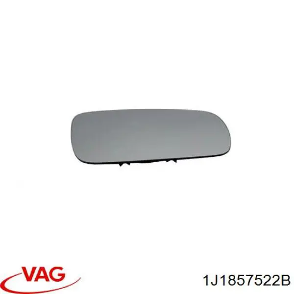 Cristal de espejo retrovisor derecho 1J1857522B VAG