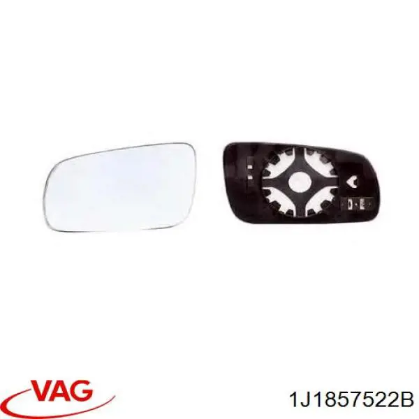 Cristal de espejo retrovisor derecho VAG 1J1857522B precio, desde 12,90 EUR