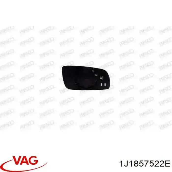 Cristal de espejo retrovisor derecho 1J1857522E VAG