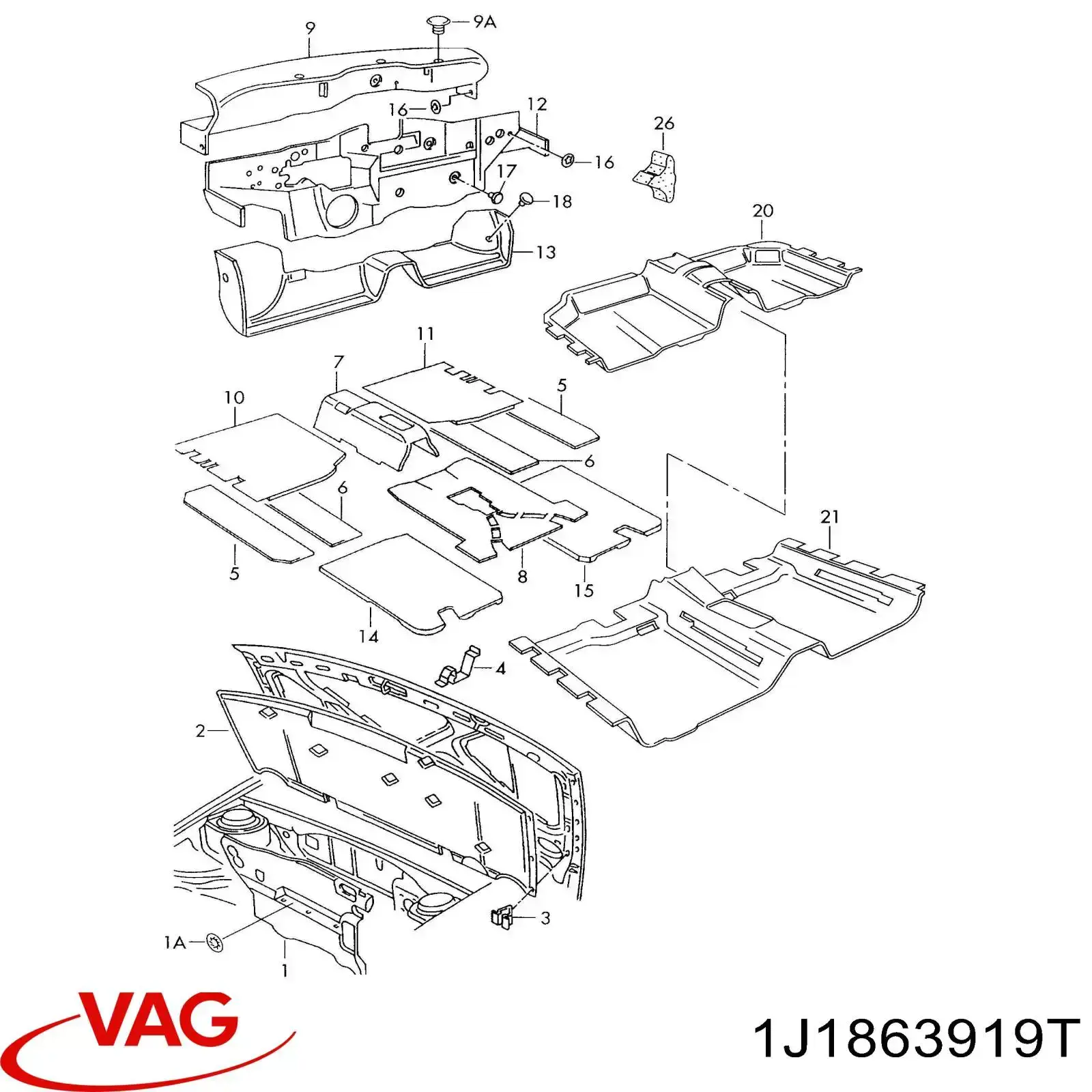  VAG 1J1863919T precio, desde 273,88 EUR