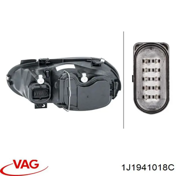 Faro derecho VAG 1J1941018C precio, desde 76,96 EUR