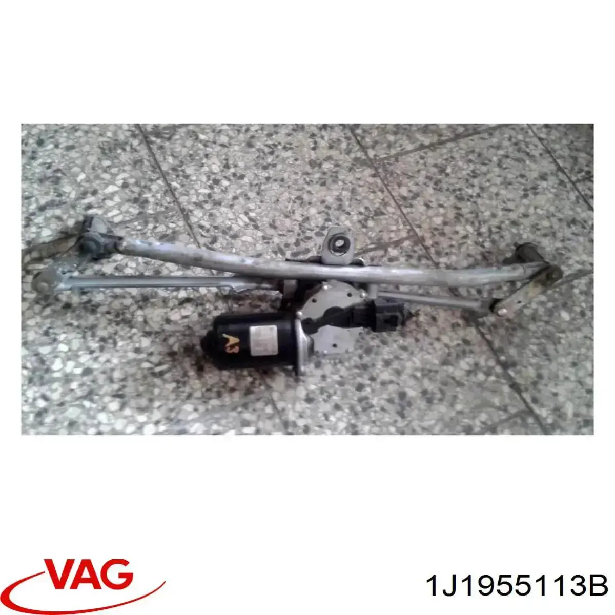 Motor limpiaparabrisas 1J1955113B VAG
