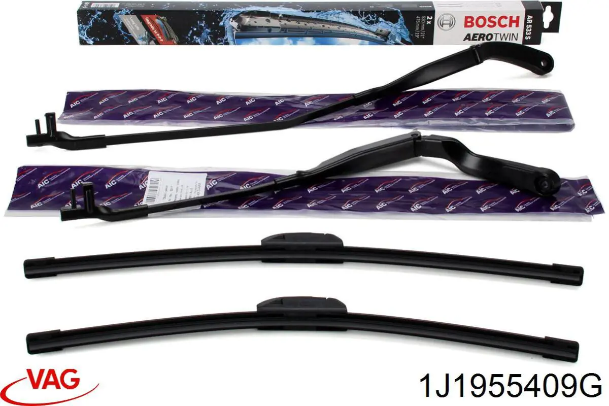 Brazo del limpiaparabrisas 1J1955409G VAG