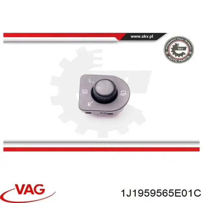 Comprar 1J1959565E01C VAG Módulo de espejos retrovisores en la puerta