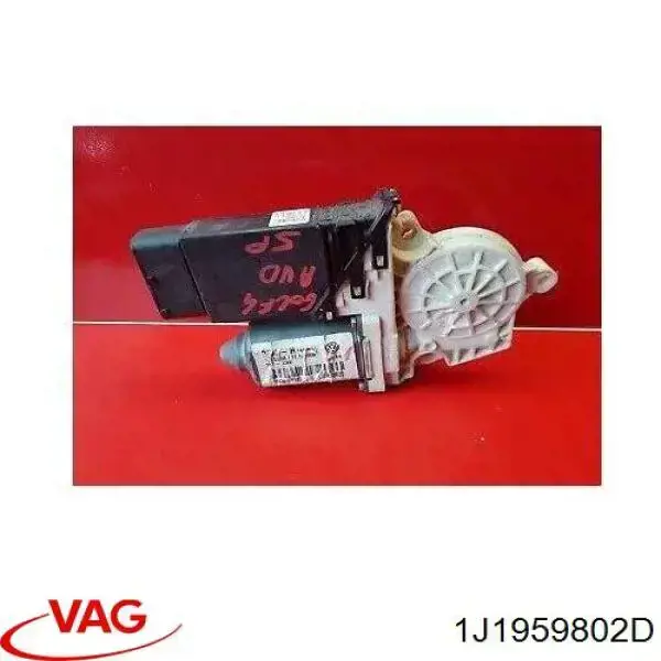 Motor del elevalunas de la puerta delantera derecha 1J1959802D VAG