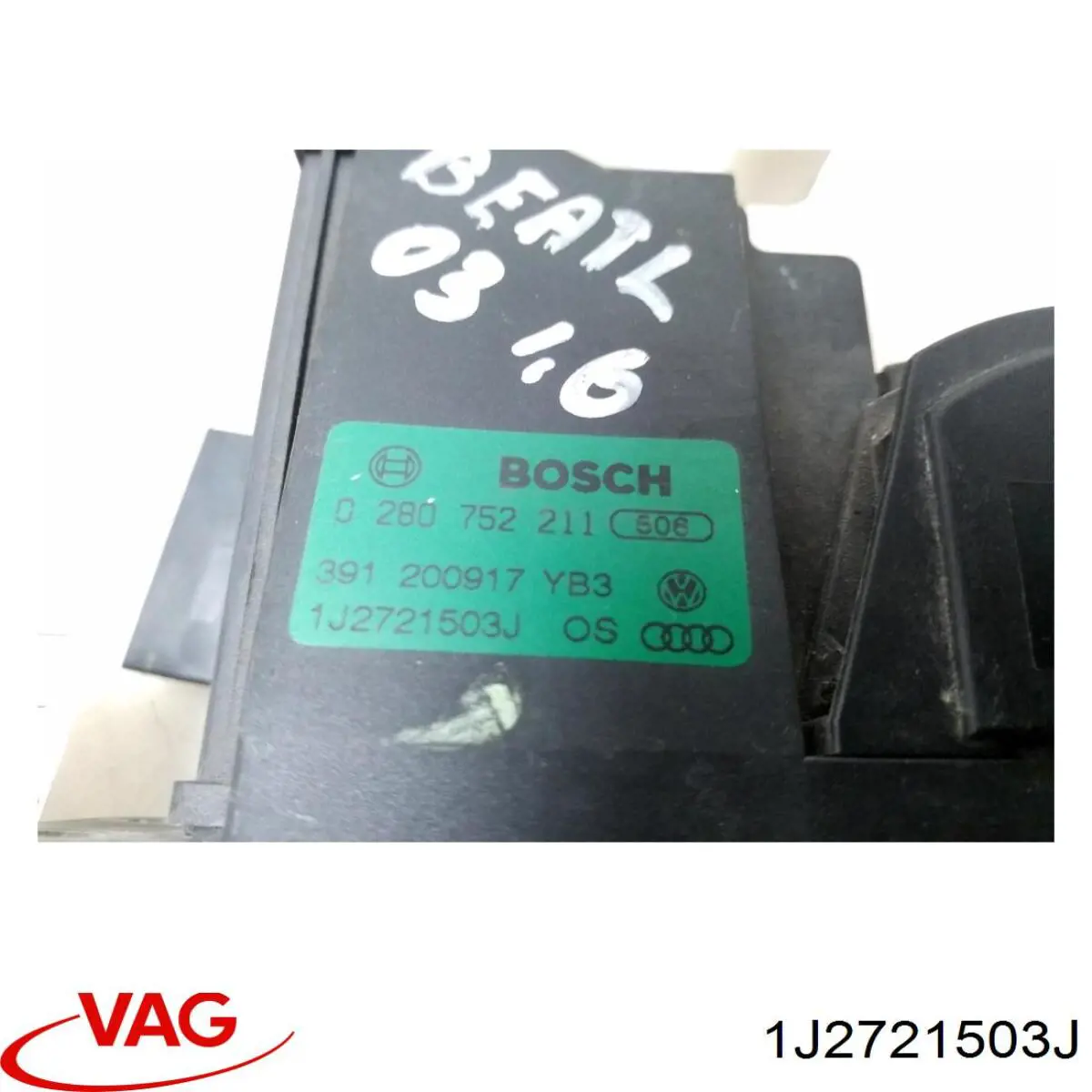 Potenciómetro pedal acelerador VAG 1J2721503C precio, desde 71,15 EUR