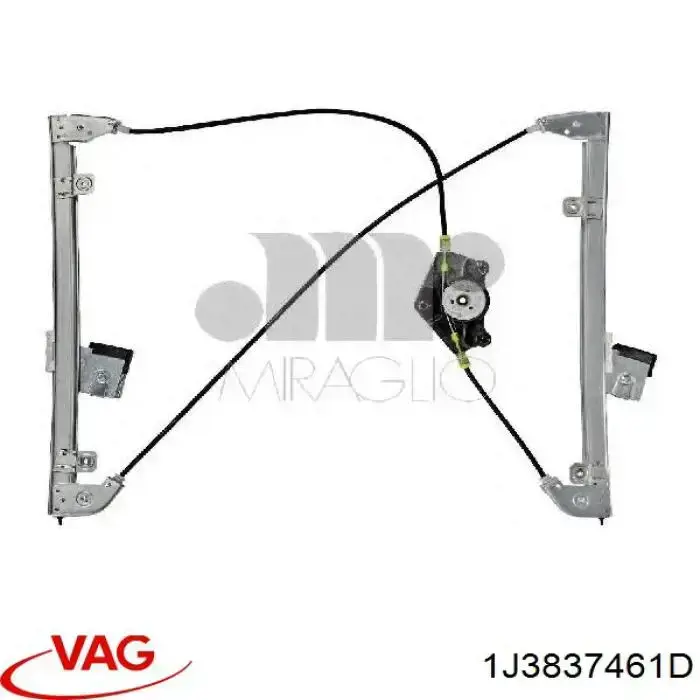 Comprar 1J3837461D VAG Mecanismo de elevalunas delantero izquierdo