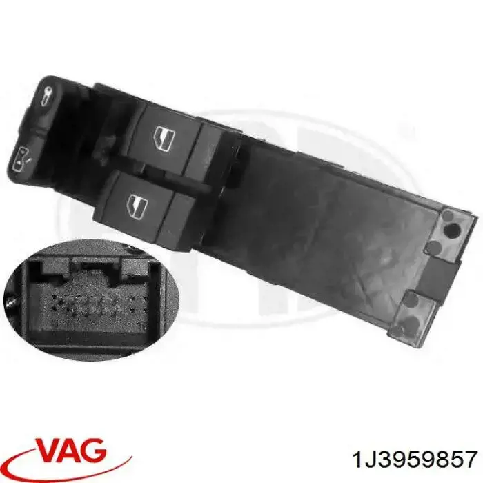 Unidad de control de elevalunas delantera izquierda VAG 1J3959857 precio, desde 21,78 EUR