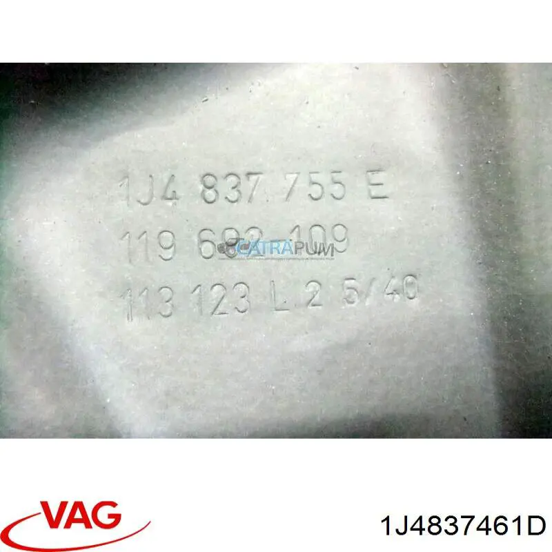 Mecanismo de elevalunas VAG 1J4837461D