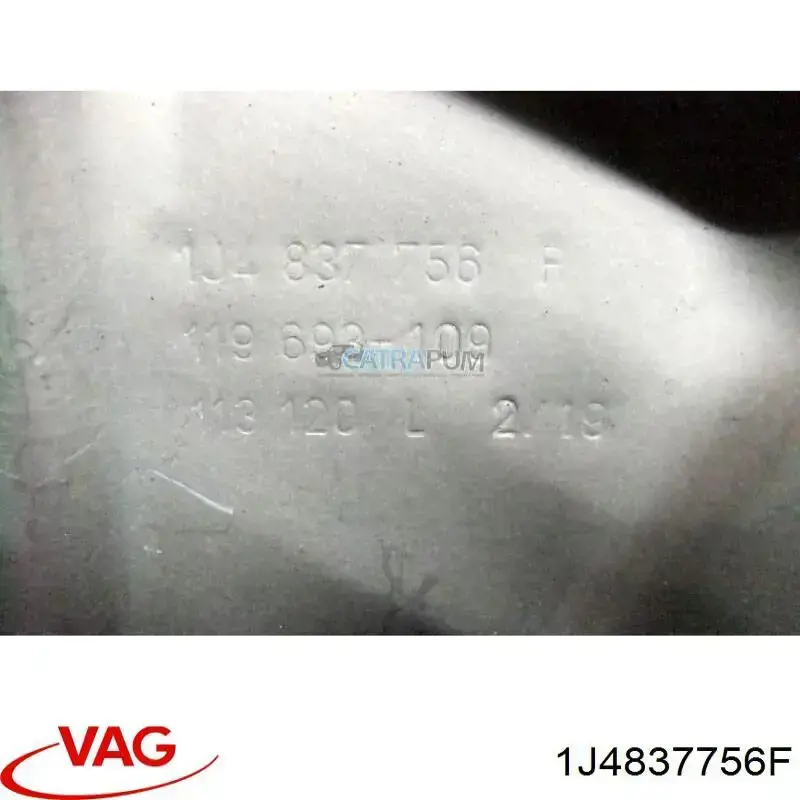 Motor del elevalunas de la puerta delantera derecha VAG 1J4837756F
