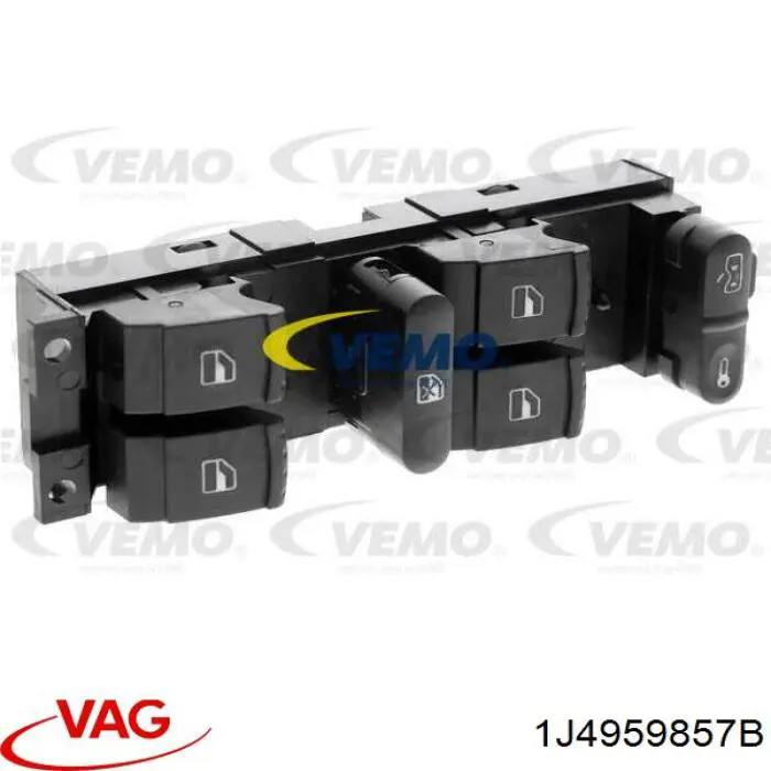 Comprar 1J4959857B VAG Interruptor de elevalunas delantera izquierda