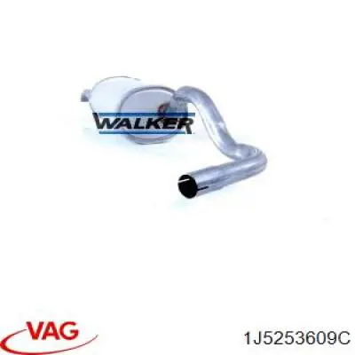Comprar 1J5253609C VAG Silenciador trasero
