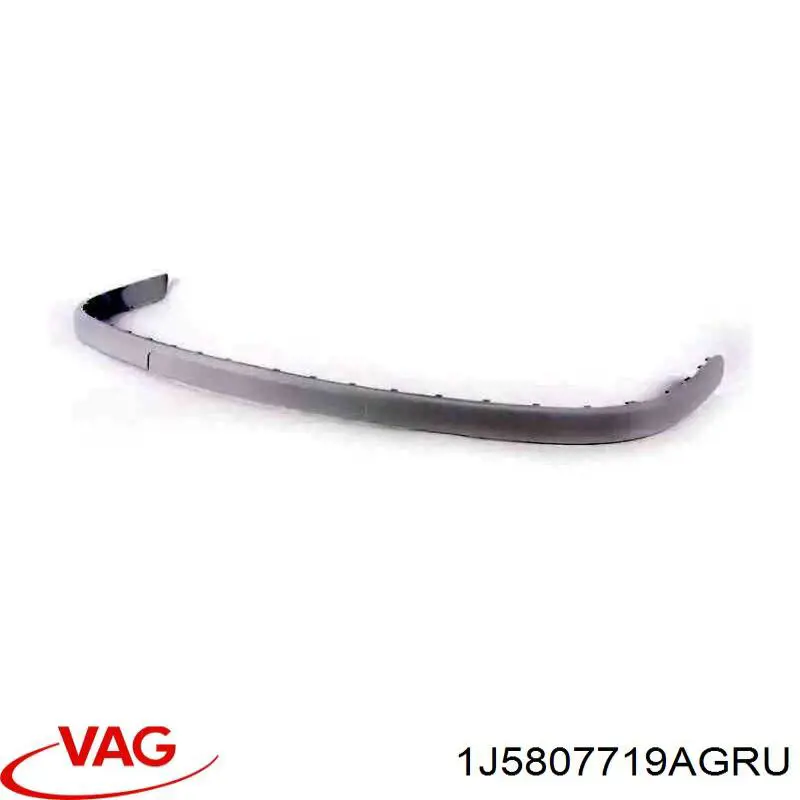 Moldura de parachoques delantero VAG 1J5807719AGRU precio, desde 18,94 EUR