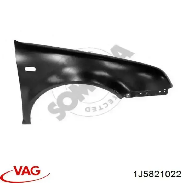 Guardabarros delanteros derecho VAG 1J5821022 precio, desde 77,03 EUR