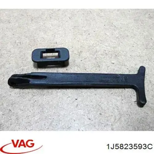 Comprar 1J5823593C VAG Cristal de la ventanilla fija de la puerta trasera izquierda