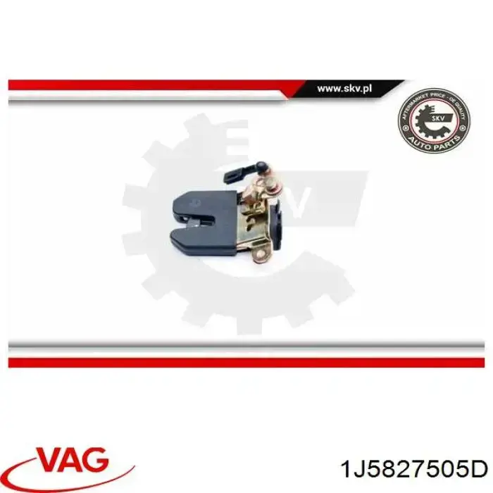 Cerradura de portón trasero VAG 1J5827505D precio, desde 16,58 EUR
