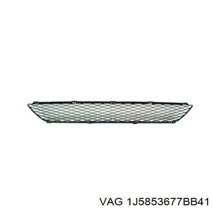 1J5853677BB41 VAG Rejilla de ventilación, parachoques delantero, central