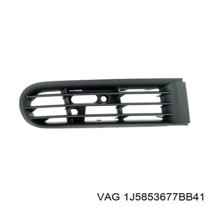Rejilla central del parachoques delantero 1J5853677BB41 VAG
