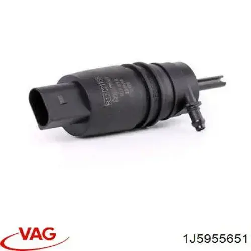 Bomba de agua limpiaparabrisas, delantera 1J5955651 VAG