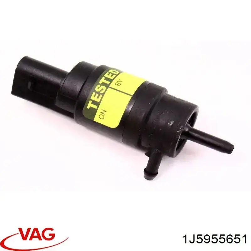 1J5955651 VAG Bomba de agua de lavado, lavado de parabrisas, delantera