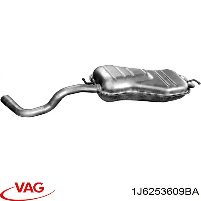 Comprar 1J6253609BA VAG Silenciador trasero