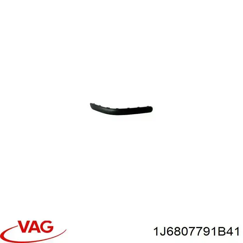 Moldura izquierda del parachoques trasero VAG 1J6807791B41 precio, desde 13,11 EUR