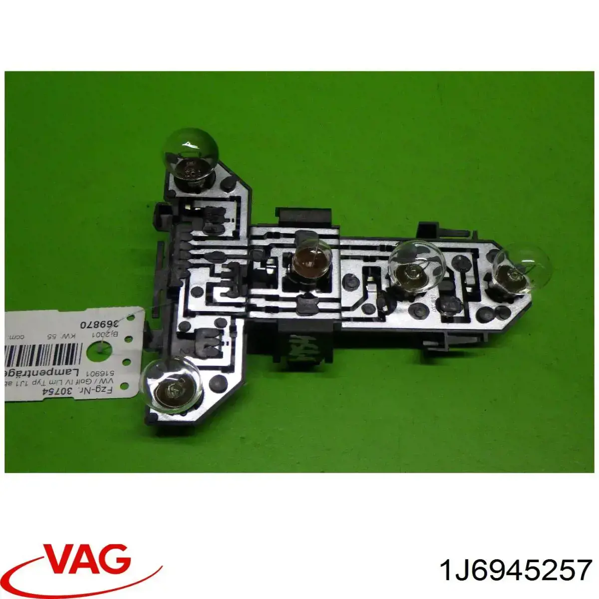 Placa de contacto de luz trasera 1J6945257 VAG