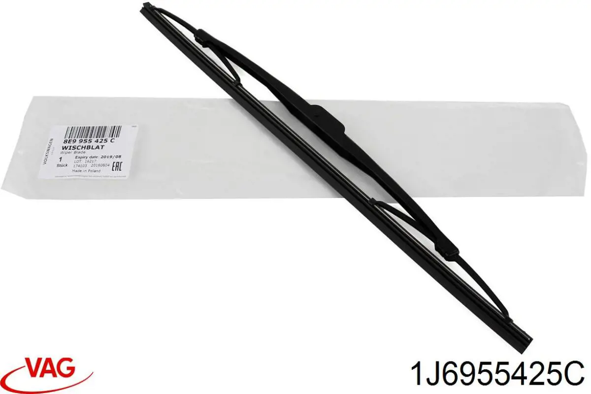 Comprar 1J6955425C VAG Escobilla del limpiaparabrisas del lado del conductor