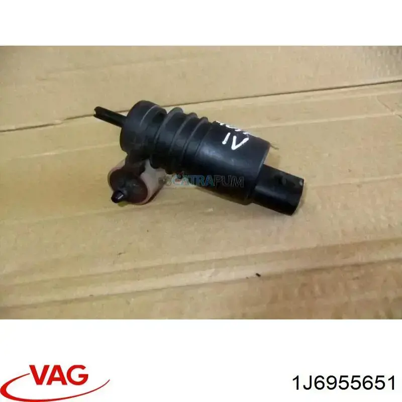 Bomba-motor de limpiaparabrisas delantero/trasero VAG 1J6955651