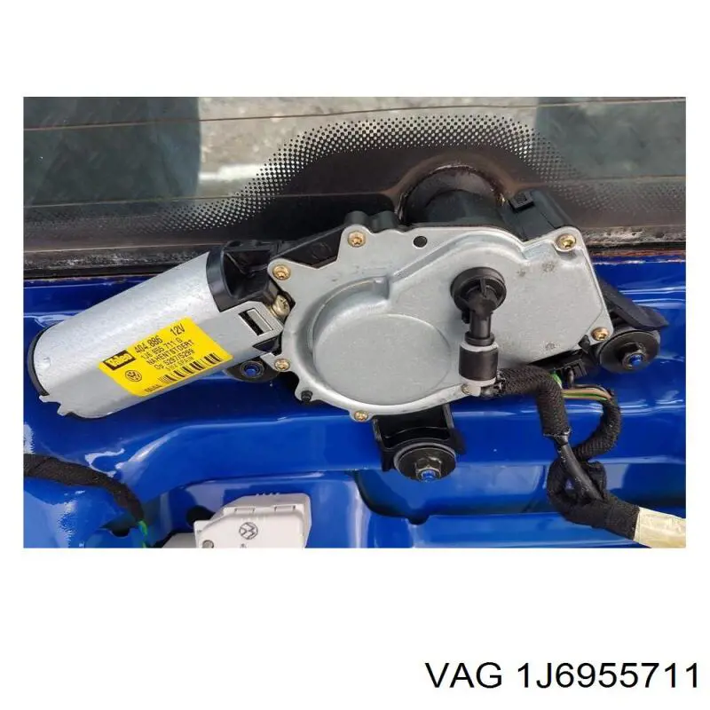 Motor limpiaparabrisas, trasera 1J6955711 VAG