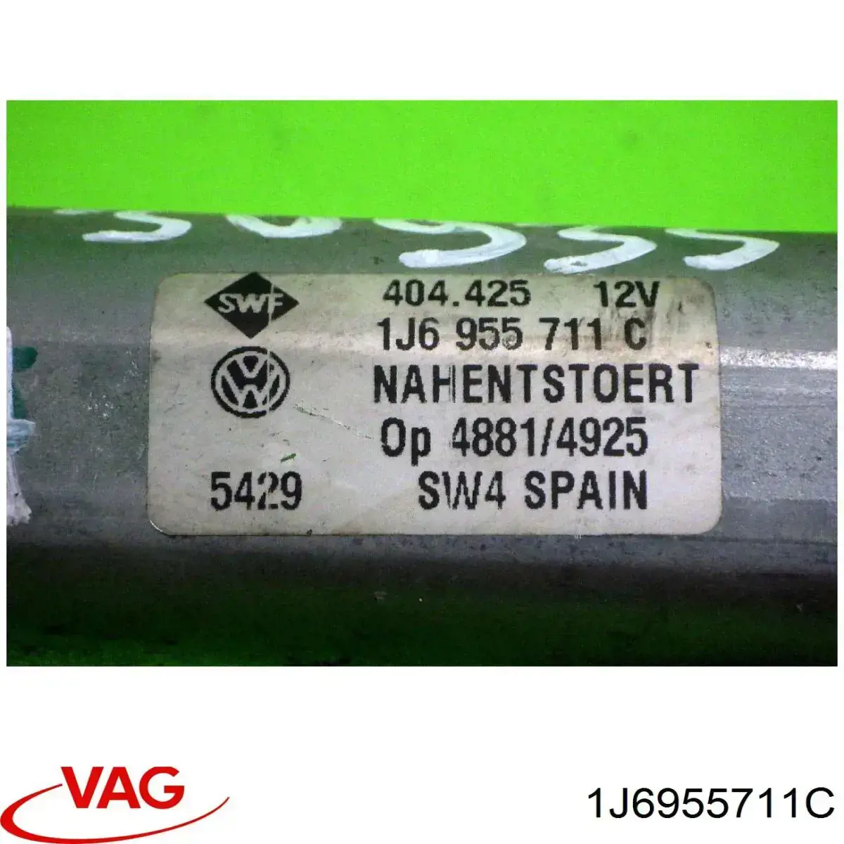 Comprar 1J6955711C VAG Motor limpiaparabrisas, trasera