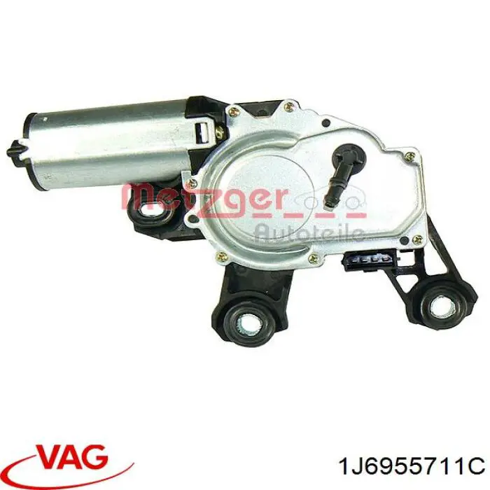 1J6955711C VAG Motor del limpiaparabrisas trasero