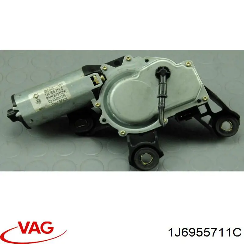 Motor limpiaparabrisas, trasera 1J6955711C VAG